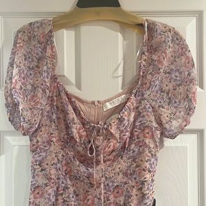 Astr Floral Maxi Dress